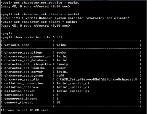 Java 자바 와 Mysql연동시 한글 깨짐 현상 네이버 블로그