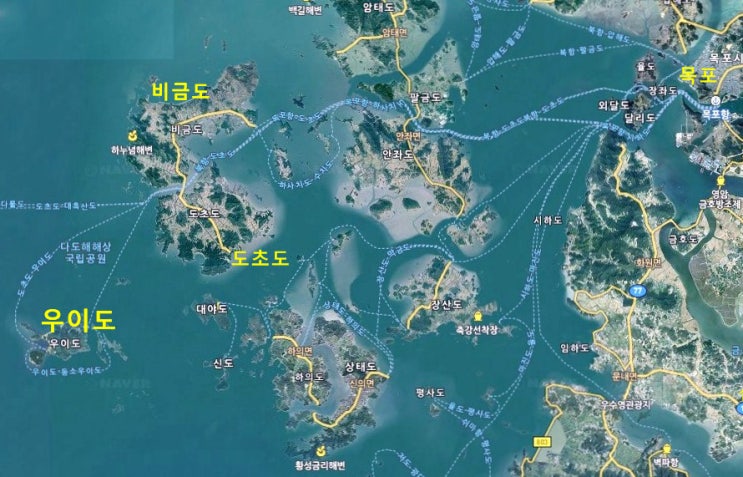 >국립공원 2< 다도해해상국립공원 1 - 신안 우이도 모래언덕