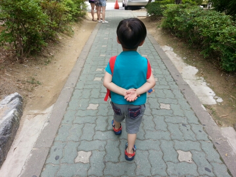 어린이집 가는 길
