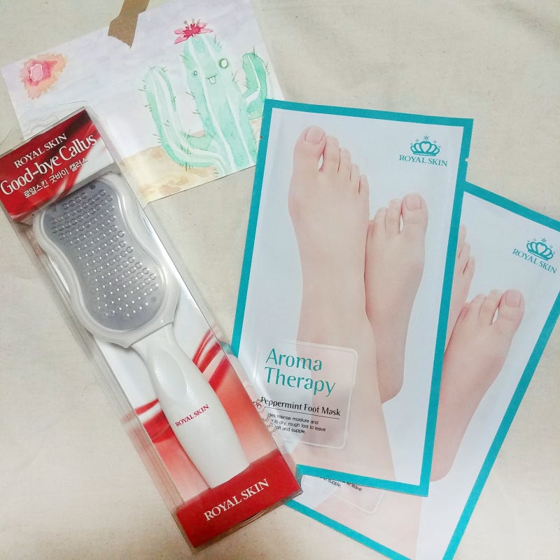 로얄스킨 굿바이 캘러스 지긋지긋한 발각질 발껍질 사요나라 풋마스크 네이버 블로그